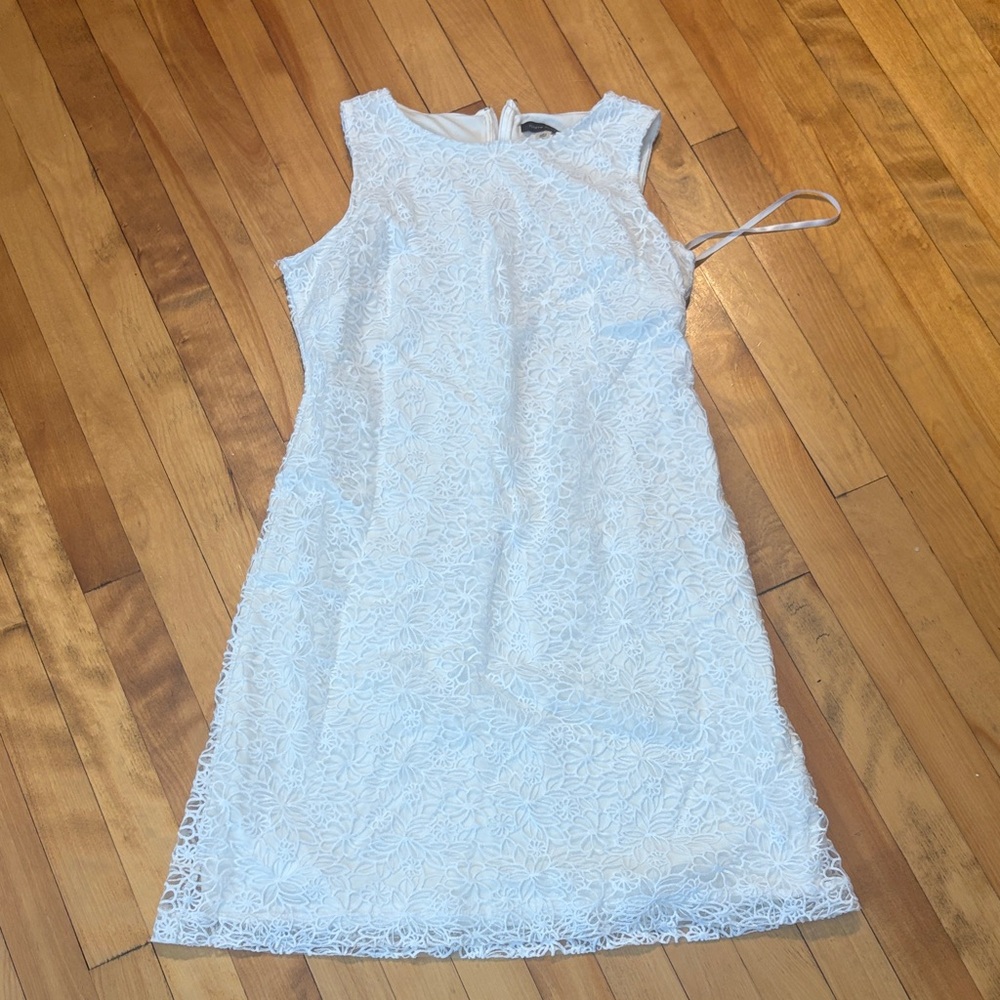 Tommy Hilfiger White Floral Lace Dress
